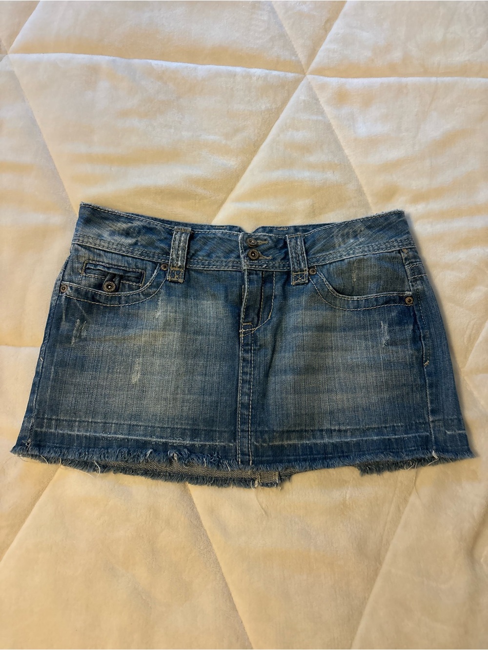 Denim Mini Skirt